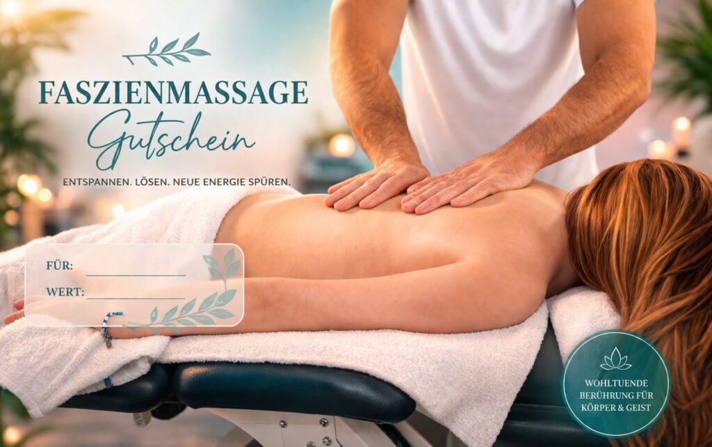 faszienmassage gutschein saar